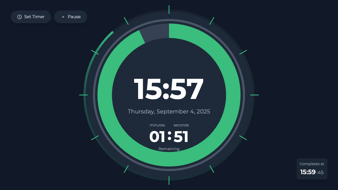 Exam Clock and Timer 2 - Screenshot 1